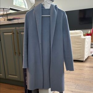 Uniqlo wool light blue coat XS